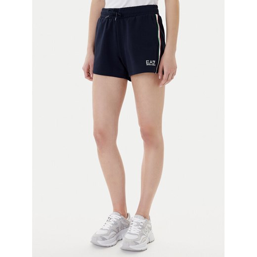 EA7 Emporio Armani Szorty sportowe 7W001224 AF12660 UB102 Granatowy Regular Fit ze sklepu MODIVO w kategorii Szorty - zdjęcie 187934175