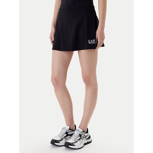EA7 Emporio Armani Spódnica tenisowa 7W000507 AF14524 UC001 Czarny Regular Fit ze sklepu MODIVO w kategorii Spódnice - zdjęcie 187934177