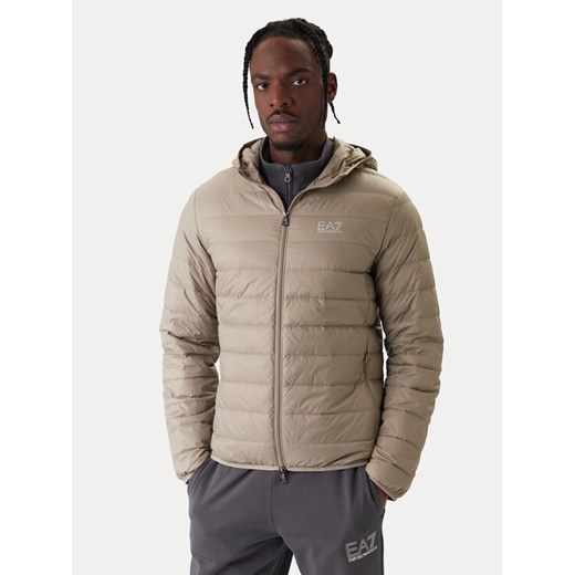 EA7 Emporio Armani Kurtka puchowa 8NPB24 PNGPZ U6167 Beżowy Regular Fit ze sklepu MODIVO w kategorii Kurtki męskie - zdjęcie 187934195