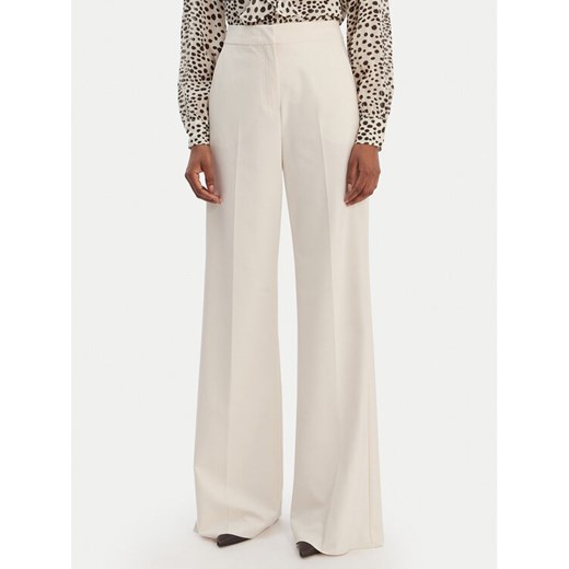 Marella Spodnie palazzo Sequoia 2613131211 Biały Wide Leg ze sklepu MODIVO w kategorii Spodnie damskie - zdjęcie 187938177