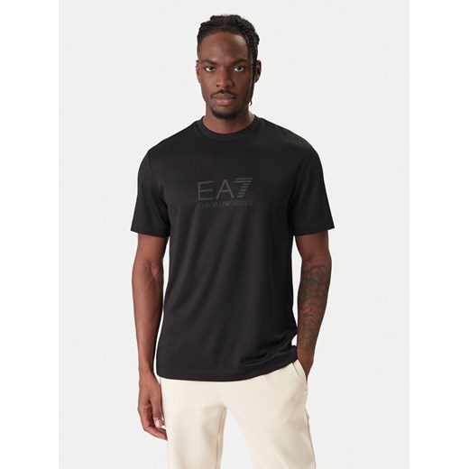 EA7 Emporio Armani T-Shirt 7M001358 AF13862 UC001 Czarny Slim Fit ze sklepu MODIVO w kategorii T-shirty męskie - zdjęcie 187938216