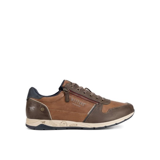 Mustang Sneakersy 4106-306 Brązowy ze sklepu MODIVO w kategorii Buty sportowe męskie - zdjęcie 187938228