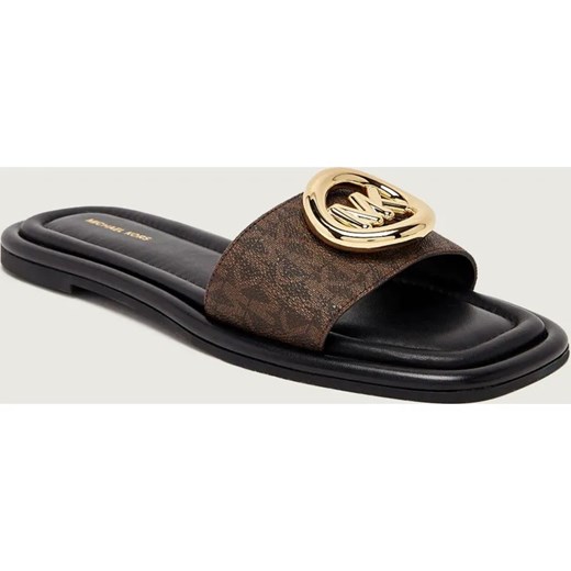 Michael Kors Klapki MILAN | z dodatkiem skóry ze sklepu Gomez Fashion Store w kategorii Klapki damskie - zdjęcie 187939829