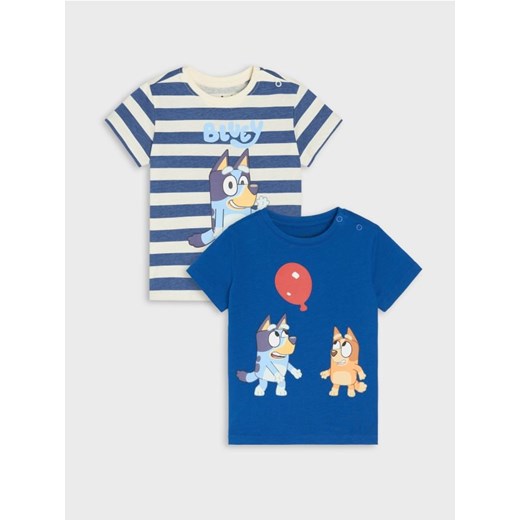 Sinsay - Zestaw koszulek z nadrukiem Bluey 2 pack - kremowy ze sklepu Sinsay w kategorii T-shirty chłopięce - zdjęcie 187943036