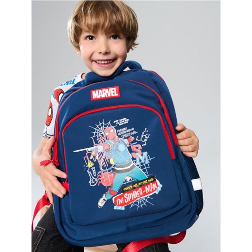 Sinsay - Plecak z odblaskowymi elementami Spider-Man - granatowy ze sklepu Sinsay w kategorii Plecaki dla dzieci - zdjęcie 187943118