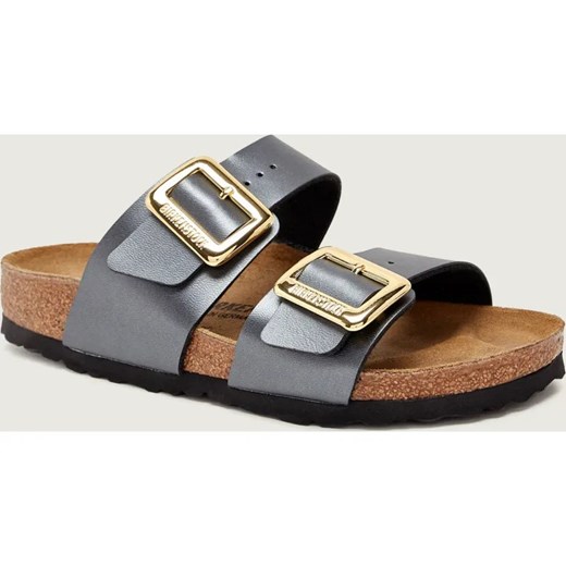 Birkenstock Klapki Sydney | narrow fit | z dodatkiem skóry ze sklepu Gomez Fashion Store w kategorii Klapki damskie - zdjęcie 187944138