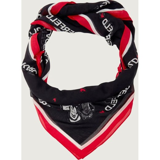 Karl Lagerfeld Chusta ikon valentine | z dodatkiem jedwabiu ze sklepu Gomez Fashion Store w kategorii Szaliki i chusty damskie - zdjęcie 187944139