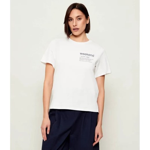 Weekend MaxMara T-shirt WKDTENUE | Relaxed fit ze sklepu Gomez Fashion Store w kategorii Bluzki damskie - zdjęcie 187944355
