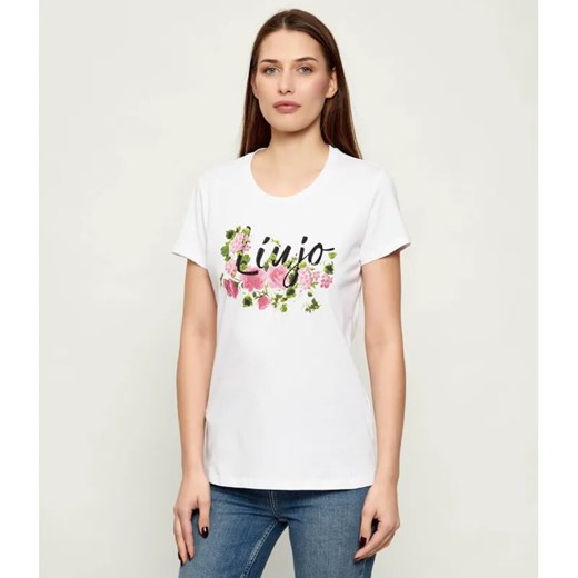 Liu Jo T-shirt | Regular Fit ze sklepu Gomez Fashion Store w kategorii Bluzki damskie - zdjęcie 187944367