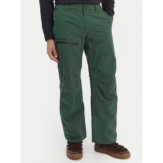 Quiksilver Spodnie snowboardowe Forever Stretch EQYTP03238 Zielony Modern Fit ze sklepu MODIVO w kategorii Spodnie męskie - zdjęcie 187947027