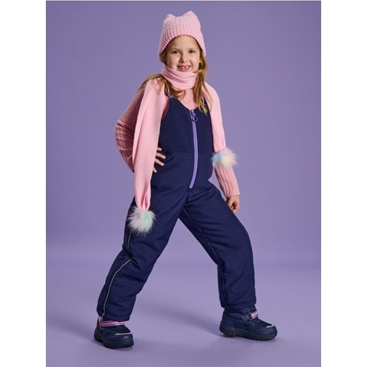 Sinsay - Ocieplane spodnie zimowe - granatowy ze sklepu Sinsay w kategorii Spodnie dziewczęce - zdjęcie 187948578