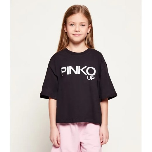 Pinko UP T-shirt JERSEY | Cropped Fit ze sklepu Gomez Fashion Store w kategorii Bluzki dziewczęce - zdjęcie 187948619