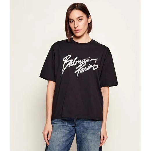 Balmain T-shirt | Loose fit ze sklepu Gomez Fashion Store w kategorii Bluzki damskie - zdjęcie 187948636