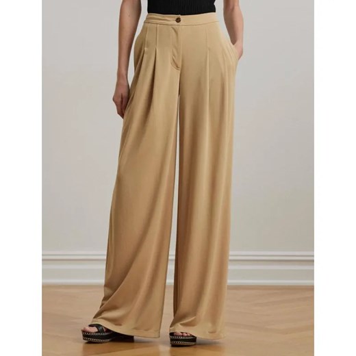 LAUREN RALPH LAUREN Spodnie MATTE | Relaxed fit ze sklepu Gomez Fashion Store w kategorii Spodnie damskie - zdjęcie 187949437