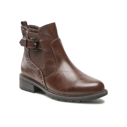 Botki Clara Barson WYL3172-1 Brązowy Clara Barson 39 eobuwie.pl