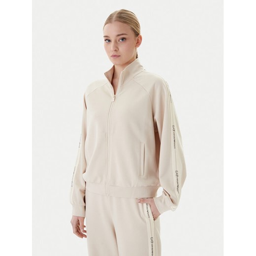 EA7 Emporio Armani Dres 7W000979 AF12501 U1088 Beżowy Regular Fit ze sklepu MODIVO w kategorii Dresy damskie - zdjęcie 187949677