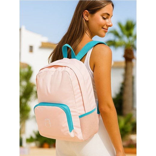 Sinsay - Lekki składany plecak w małą torebkę - beżowy Sinsay One Size Sinsay