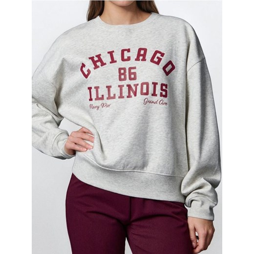 Sinsay - Bluza crewneck - Inny ze sklepu Sinsay w kategorii Bluzy damskie - zdjęcie 187950575