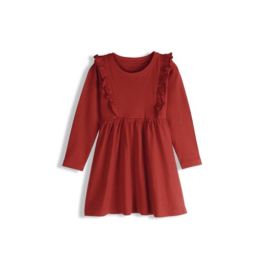 GATE Sukienka z dżerseju z falbankami 3Y ze sklepu gateshop w kategorii Sukienki dziewczęce - zdjęcie 187950617