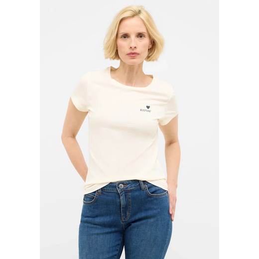 Damski T-Shirt Mustang Style Loa Whisper White 1016509 2013 ze sklepu YouNeedit.pl w kategorii Bluzki damskie - zdjęcie 187951705