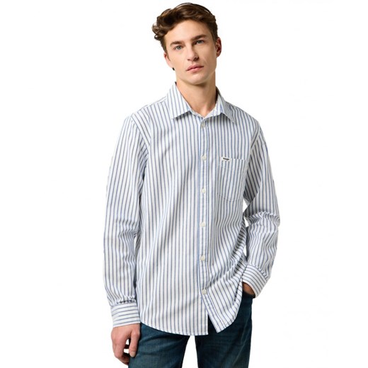 MESKA KOSZULA WRANGLER 1 PKT SHIRT BLUE OXFORD 112372981 ze sklepu YouNeedit.pl w kategorii Koszule męskie - zdjęcie 187951917