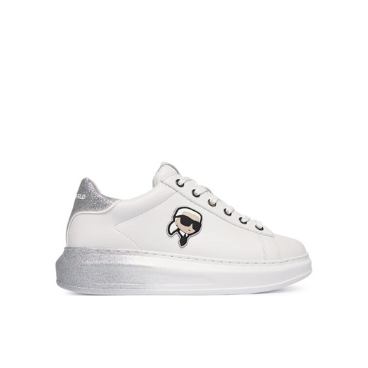 Sneakersy KARL LAGERFELD Kapri KL62530F Biały ze sklepu eobuwie.pl w kategorii Buty sportowe damskie - zdjęcie 187952467