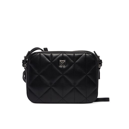 Torebka Calvin Klein Quilted Double Zip Camera Bag LV04F3328G Czarny ze sklepu eobuwie.pl w kategorii Listonoszki - zdjęcie 187952479