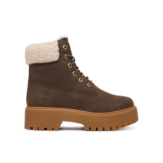 Timberland Trzewiki TB0A2PU6W011 Brązowy ze sklepu MODIVO w kategorii Botki - zdjęcie 187953025