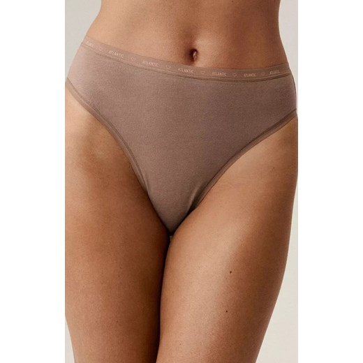 Atlantic 3-pack figi damskie Sport High Leg 3CLP-010B-ECRC/BEZ/BEZC, Kolor beżowy-ecru, Rozmiar XL, ATLANTIC ze sklepu Primodo w kategorii Majtki damskie - zdjęcie 187953566