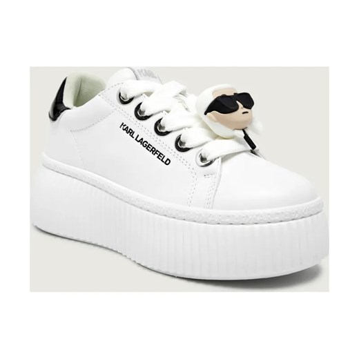 Karl Lagerfeld Skórzane sneakersy KREEPER LO ze sklepu Gomez Fashion Store w kategorii Buty sportowe damskie - zdjęcie 187955219