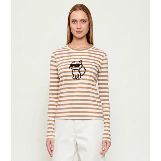 Karl Lagerfeld Bluzka IKON | Regular Fit ze sklepu Gomez Fashion Store w kategorii Bluzki damskie - zdjęcie 187955277