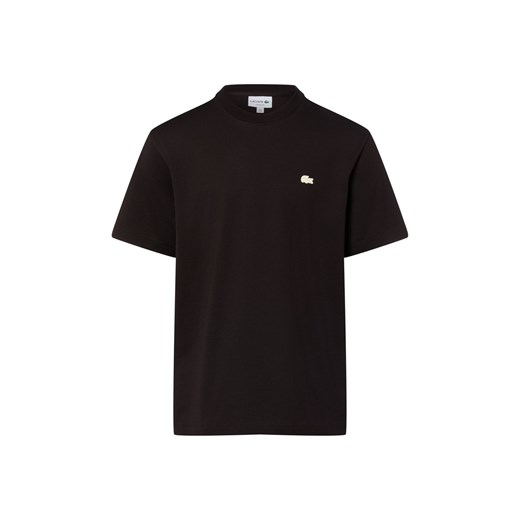 Lacoste Koszulka męska Mężczyźni Bawełna czekoladowy nadruk ze sklepu vangraaf w kategorii T-shirty męskie - zdjęcie 187957296