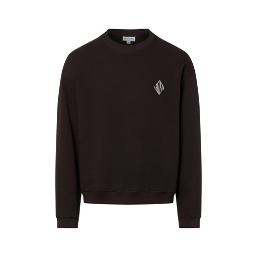 Lacoste Bluza męska Mężczyźni Bawełna czekoladowy jednolity ze sklepu vangraaf w kategorii Bluzy męskie - zdjęcie 187957297