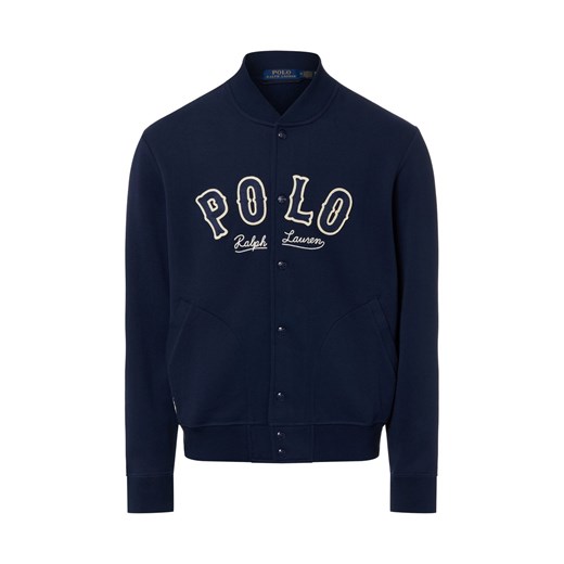 Polo Ralph Lauren Bluza męska Mężczyźni Bawełna granatowy jednolity ze sklepu vangraaf w kategorii Bluzy męskie - zdjęcie 187957308