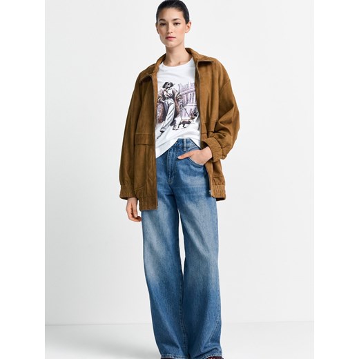 Rich & Royal Koszulka damska Kobiety Bawełna biały nadruk ze sklepu vangraaf w kategorii Bluzki damskie - zdjęcie 187957327