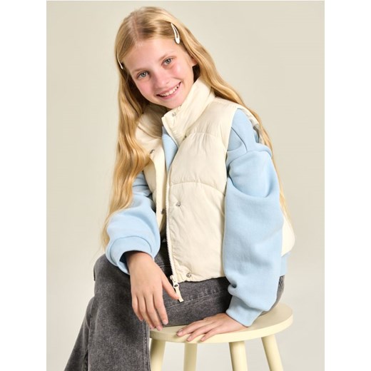 Sinsay - Kamizelka - kremowy ze sklepu Sinsay w kategorii Kamizelki dziewczęce - zdjęcie 187957637