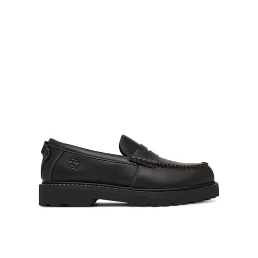 Tommy Jeans Loafersy Archive '01 Loafer EM0EM01710 Czarny ze sklepu MODIVO w kategorii Półbuty męskie - zdjęcie 187958667
