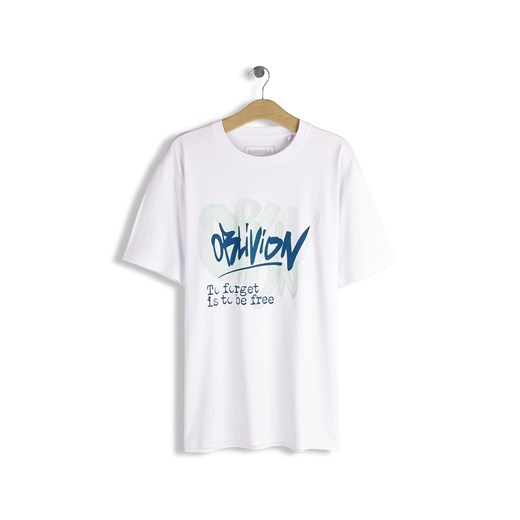 GATE Bawełniana koszulka z napisem S ze sklepu gateshop w kategorii T-shirty męskie - zdjęcie 187960666