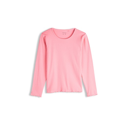 GATE Prążkowana bawełniana koszulka 3Y ze sklepu gateshop w kategorii Bluzki dziewczęce - zdjęcie 187960705