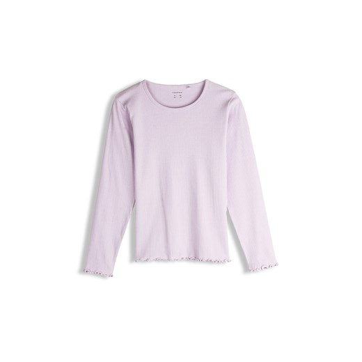 GATE Prążkowana bawełniana koszulka 3Y ze sklepu gateshop w kategorii Bluzki dziewczęce - zdjęcie 187960709