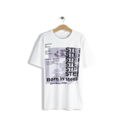 GATE Bawełniana koszulka z nadrukiem S ze sklepu gateshop w kategorii T-shirty męskie - zdjęcie 187960785