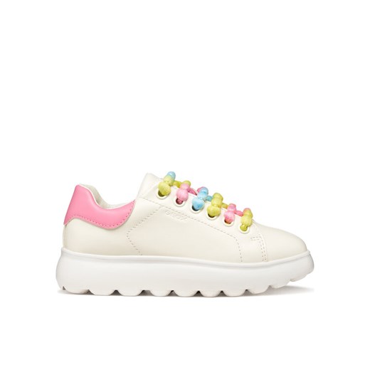 Sneakersy Geox J Puffypop Girl J55MRA 000BC C0406 D Biały ze sklepu eobuwie.pl w kategorii Buty sportowe dziecięce - zdjęcie 187961216