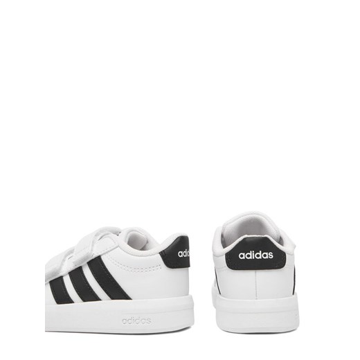 Sneakersy adidas Grand Court 3.0 HP3534 Biały ze sklepu eobuwie.pl w kategorii Buty sportowe dziecięce - zdjęcie 187961217