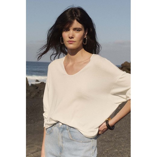 LONGSLEEVE DAMSKI LOGAN V WHITE ze sklepu Jemiol w kategorii Bluzki damskie - zdjęcie 187961999