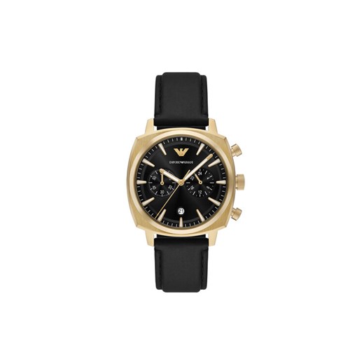 Zegarek Emporio Armani Carlo AR11690 Czarny ze sklepu eobuwie.pl w kategorii Zegarki - zdjęcie 187962307