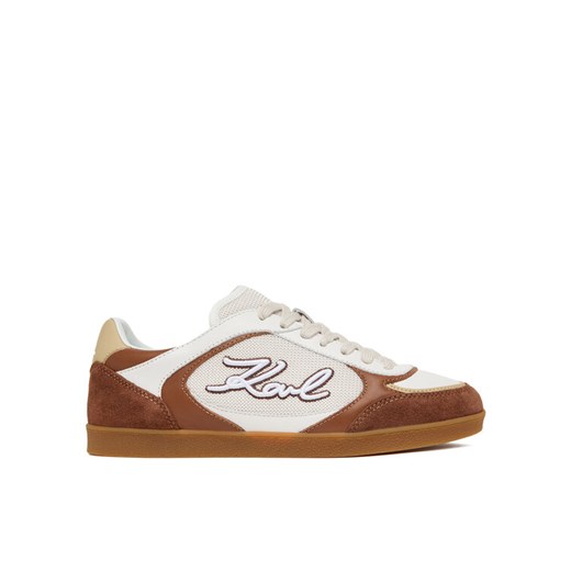 Sneakersy KARL LAGERFELD Kandidate KL63816 Brązowy ze sklepu eobuwie.pl w kategorii Buty sportowe damskie - zdjęcie 187962325