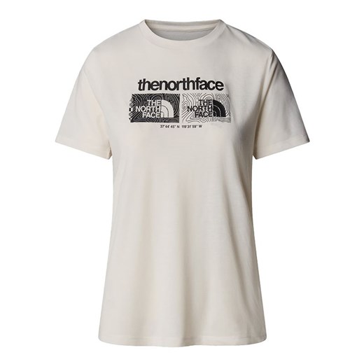 Koszulka damska The North Face Foundation 0A8BRZQLI1 - biała ze sklepu streetstyle24.pl w kategorii Bluzki damskie - zdjęcie 187963745