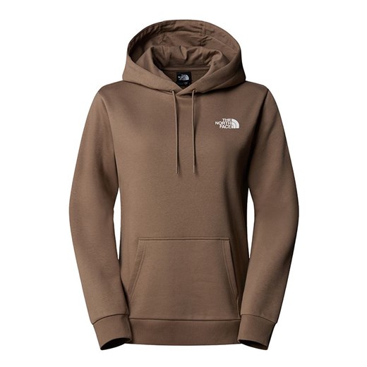 Bluza damska The North Face Simple Dome 0A89EYBOW1 - brązowa ze sklepu streetstyle24.pl w kategorii Bluzy damskie - zdjęcie 187963758
