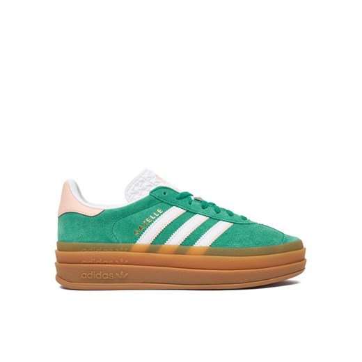 Sneakersy adidas Gazelle Bold IH6455 Zielony ze sklepu eobuwie.pl w kategorii Buty sportowe damskie - zdjęcie 187964138