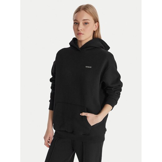 Guess Bluza V6RQ14 K9V31 Czarny Regular Fit ze sklepu MODIVO w kategorii Bluzy damskie - zdjęcie 187964418